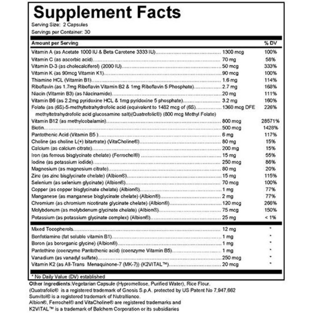Supplement list.