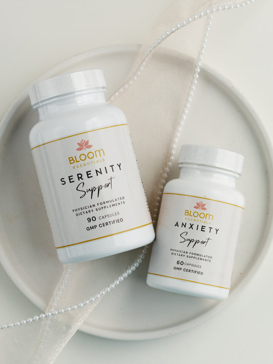 Two supplement bottles.