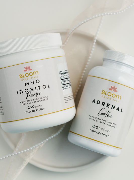 Two supplement bottles.