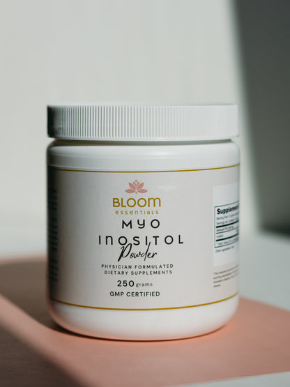 A dietary supplement bottle.